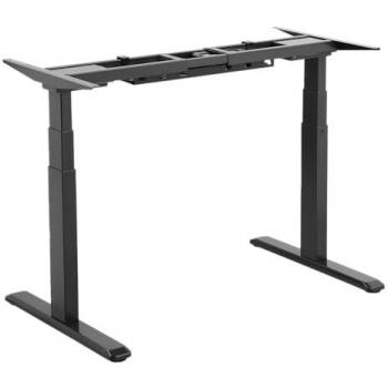 Estructura Ajustable para Escritorio Doble Motor de 3 Segmentos con Sistema Anticolisión - Color Negra