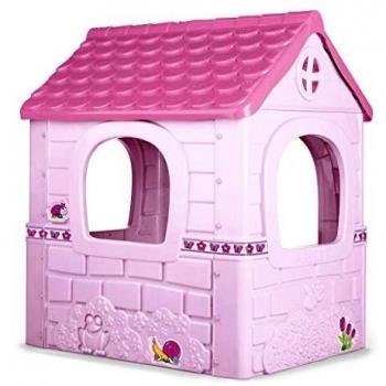 Casa Fantasy Rosa Feber infantil para aire libre 800012222 FAMOSA - Casita de juego para exteriores, color rosa, fabricada por Famosa, diseñada para niños, incluye ventanas y puerta de acceso, estructura resistente a la int