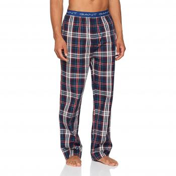 Gant Pajama Pants Poplin Check Woven, Pantalones de Pijama para Hombre, Azul