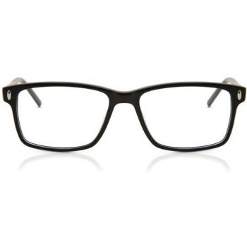 Cuadrado Armazón Completo Acetato Negros Gafas Recetadas para Hombre - Gafas Anti-Azules - SmartBuy Collection
