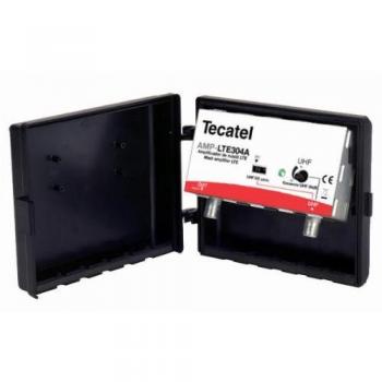 Amplificador de Mástil UHF 30dB LTE700 Exterior Negro