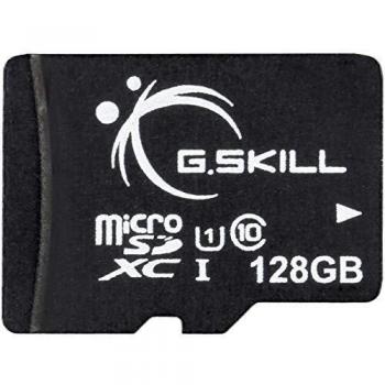 Tarjeta de Memoria MicroSD G.Skill 128GB Clase 10 UHS-I con Adaptador
