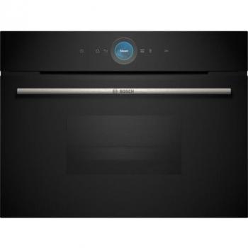 Cocedor al vapor Bosch CDG714XB1, 38 litros, 60 cm, color negro