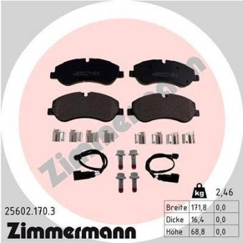 Pastillas de freno ZIMMERMANN 25602.170.3