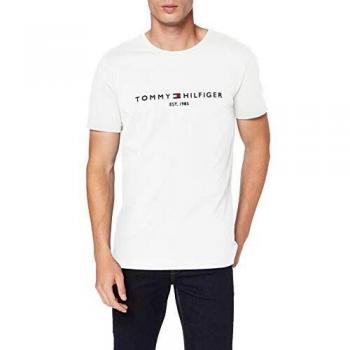 Tommy Hilfiger Men's White Logo T-Shirt