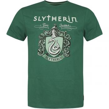Slytherin Crest Unisex Forest Green T-Shirt - Extra Large