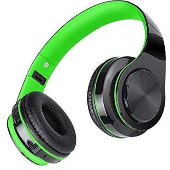 Auriculares Bluetooth Inalambricos de Diadema, Casco Diadema Bluetooth 5.0 Plegables con HiFi Sonido Estéreo, Micrófono Incorporado, Admite Tarjeta TF, FM, para Móvil, PC, TV, Tableta