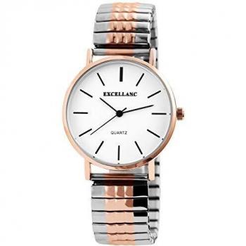 Reloj Excellanc® Mujer con Pulsera de Acero Inoxidable Color Plata
