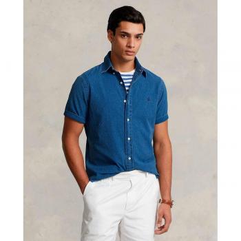 Camisa de Hombre Polo Ralph Lauren Manga Corta Regular Fit en Sirsaca con Cuello Button-Down