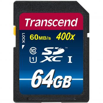 Transcend 64GB SDXC - Tarjeta de memoria SecureDigital de 64 GB