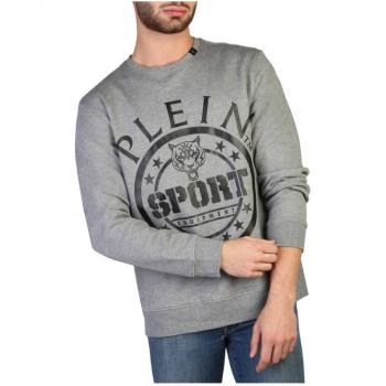 Plein Sport FIPS208 Men's Grey Cotton Sweatshirt