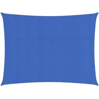 Toldo de vela rectangular HDPE 160 g/m² 3,5x4,5 m Color Antracita, Beige, Crema y Azul