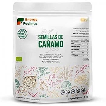 Energy Feelings Semilla de Cáñamo Ecológico, XL - 3 Unidades, 500 gr