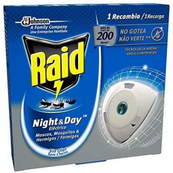 Antimosquitos Eléctrico Recambio 10 Día Y Noche Raid