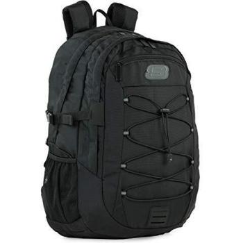 SKECHERS - Mochila Tipo Casual Unisex Adulto con Bolsillo Interior para Ordenador, Ideal para Uso Diario, Prática, Cómoda y VersátiL S997, Color Negro