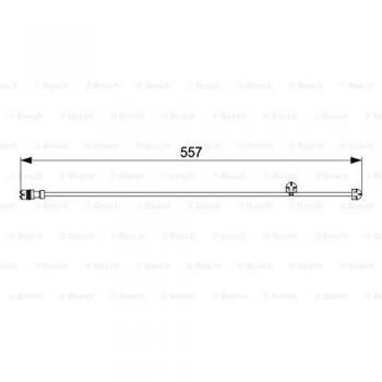 Sensor de desgaste de frenos BOSCH 1 987 474 555