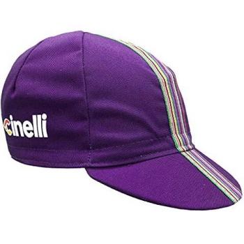 Cinelli Ciao - Gorra de Ciclismo Unisex, Color Morado, Talla única