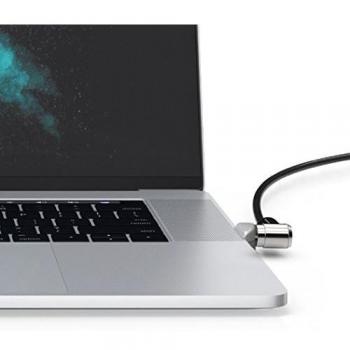 Ledge Macbook Pro Touch Bar Adaptador de candado - Candado de Cable con Llave - Plateado