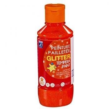 Lefranc & Bourgeois - Tubo Gouache con Purpurina, 250 ml, Color Naranja