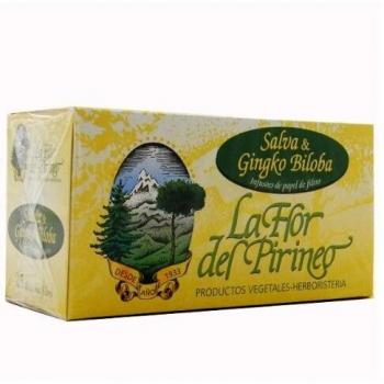 LA FLOR DEL PIRINEO SALVIA INFUSION e GINKGO 25U. FL