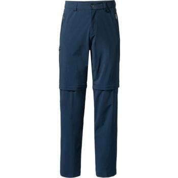 Vaude Pantalones Farley Stretch Zip Off II Hombre Montaña Azul 48