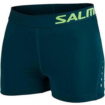 Salming Energy 2020 Deep Teal - Pantalones cortos de deporte para mujer, azul petróleo oscuro, large