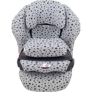 Funda para Silla Jyoko Cybex Juno Fix - Funda compatible con silla de coche Cybex Juno Fix, color Black Star