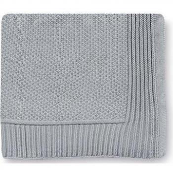 Pirulos 28013510 - Toquilla tricot texturas, 110 x 140 cm, color gris