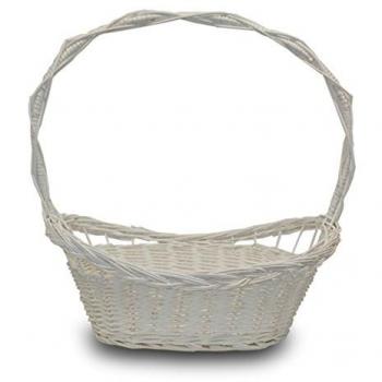 CESTA M.ENTERO TRENZA BLANCA