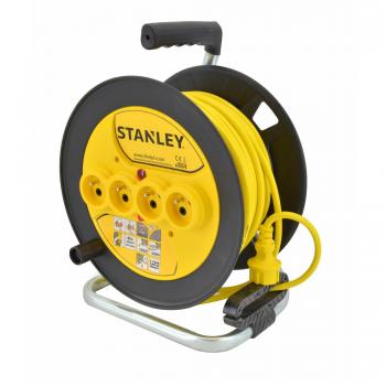 Stanley alargador de tambor 40m 3x1,5mm 16a ip20 con protección contra sobretensiones