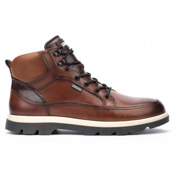 Botines de Piel para Hombre Pikolinos Vigo M3M-8107C1 Color Marrón (43), Plano, Cordones, Casual