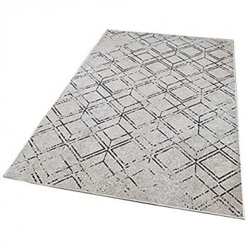 Alfombra de poliéster estampada 80 x 120 cm multicolor diseño único modelo WH1022