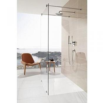 Plato de ducha rectangular acrílico blanco 100 x 80 x 4,8 cm con Metalrim Villeroy & Boch Architectura