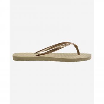 Chanclas Slim Square beige Havaianas para mujer