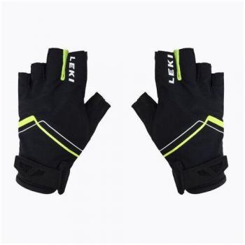 Guantes cortos LEKI Multi Breeze para Nordic Walking - Negro
