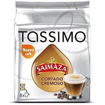 Tassimo Cápsulas de Café Saimaza Cortado Cremoso - 8 tazas