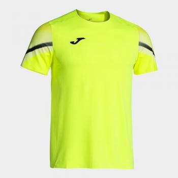 Camiseta de running Joma Elite XI manga corta hombre amarillo flú intenso