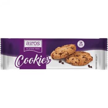 Airos Cookies Pepitas de Chocolate Sin Gluten 190 Gramos