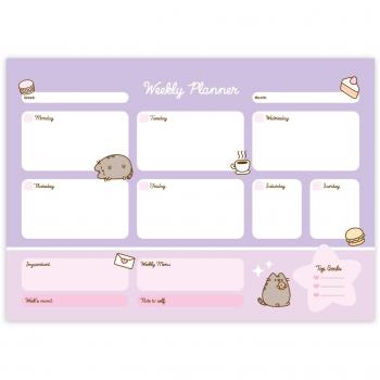 Bloc planificador semanal A3 Pusheen Moments Erik lila