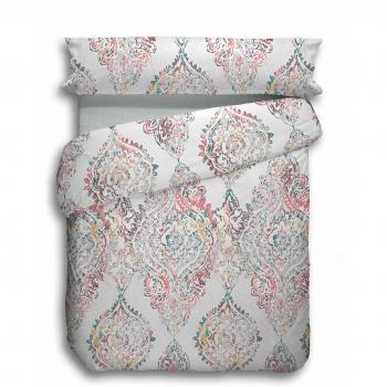 Stilia Juego Nórdica 3 Piezas, Edredón + Funda Almohada + Sábana Bajera, Atica