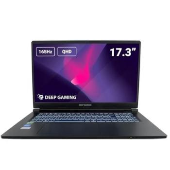 Portátil Gaming Deepgaming Nubian Pro 17 - 17.3 QHD 165Hz, Intel Core i7-250H, 32GB RAM DDR5, RTX 5060 8GB, 2TB SSD,