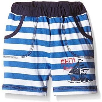 SALT AND PEPPER B Bermuda Ahoi stripe-short Bebé-Niñas    Blau