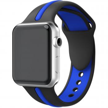 para Apple watch Correa 38mm Serie 3, Soft Silicona Estilo Deportivo Reemplazo para iWatch Correa 38mm Series 1 Series 2 Series 3 Versiones deportivas y edición de todos los modelos