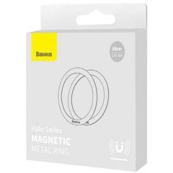 Baseus Anillo magnético de Metal para cargador inalámbrico MagSafe (2 uds.)