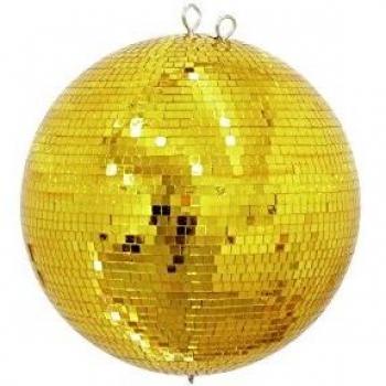 Espejo bola 40cm oro