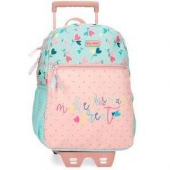 Mochila infantil con carro Roll Road Queen of Hearts 33cm