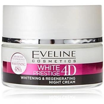 Eveline White Prestige 4D Whitening Night Cream with Hyaluronic Acid 50ml