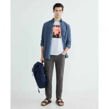 Gant Washed Graphic T-Shirt Blue S