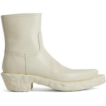 CAMPERLAB Venga Ankle Boots for Men in White Smooth Leather