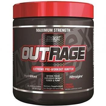 Outrage 30 servings Ponche de frutas
